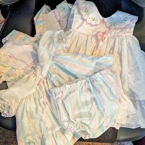 Vintage Baby Dresses Set